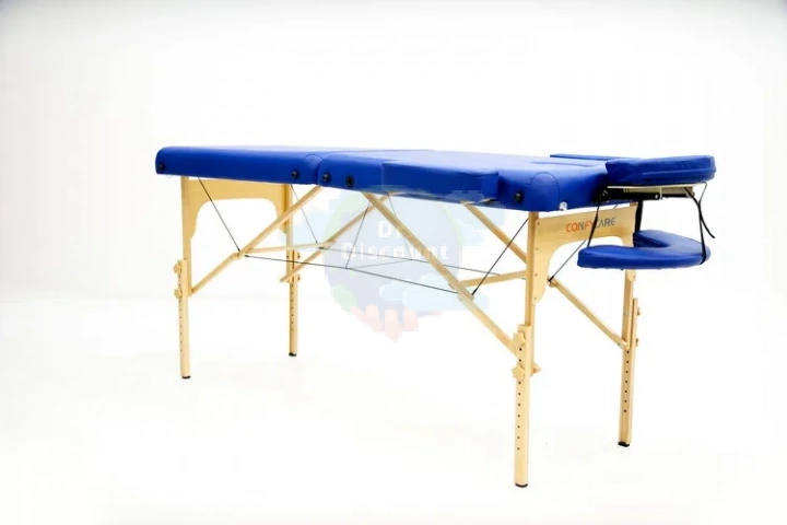 MET Comfort PRO W2 Стол массажный, на буковом каркасе, синий